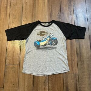 Harley Davidson Youth Raglan t shirt size‎ small